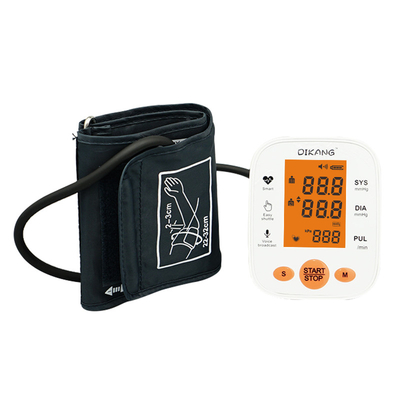 Monitor médico de BP do braço do luminoso dos monitores 1000pcs da pressão sanguínea da casa do agregado familiar do OEM