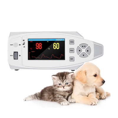 Cor veterinária TFT de RoHS 4.3nch do monitor da pressão sanguínea de Oscillometric