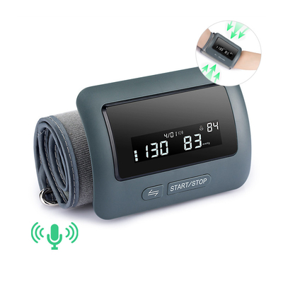 Medidor de pressão arterial Bluetooth inteligente por voz Monitor de pressão arterial de braço superior automático