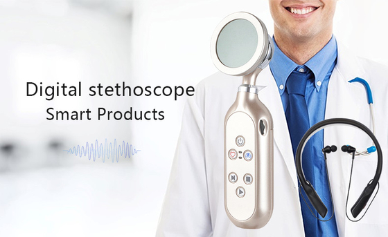 Dispositivos médicos profissionais para hospitais Telefone celular Bluetooth Eletrônico Estetoscópio