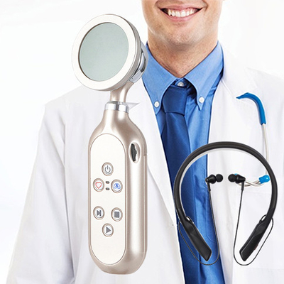 Dispositivos médicos domésticos profissionais Bluetooth Smart USB Estetoscópio digital sem fio