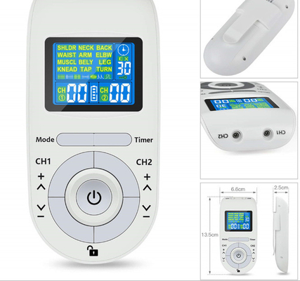 A unidade dos dez e do músculo do EMS máquina do Stimulator incluem o Massager do pulso