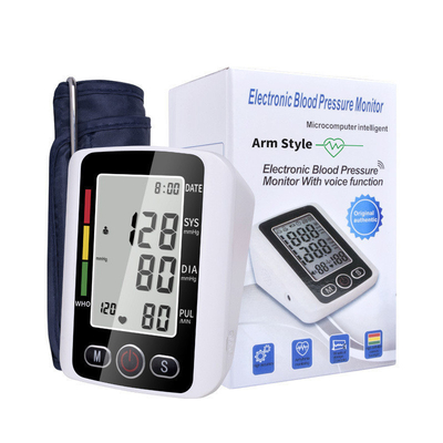 Tipo médico Sphygmomanometer do braço da casa com uma transmissão esperta da voz da exposição