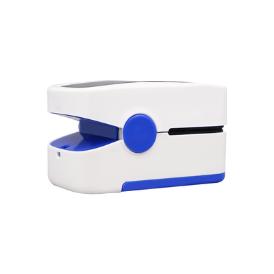 Tela rápida da cor OLED da medida quatro do oxímetro do pulso do grampo do dedo azul e branco