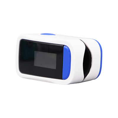 Tela rápida da cor OLED da medida quatro do oxímetro do pulso do grampo do dedo azul e branco